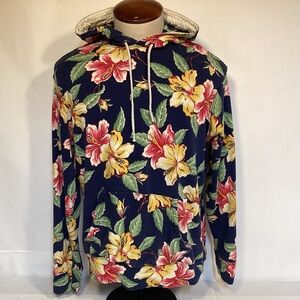 Ralph Lauren Floral Patterned Spa Hoodie size large